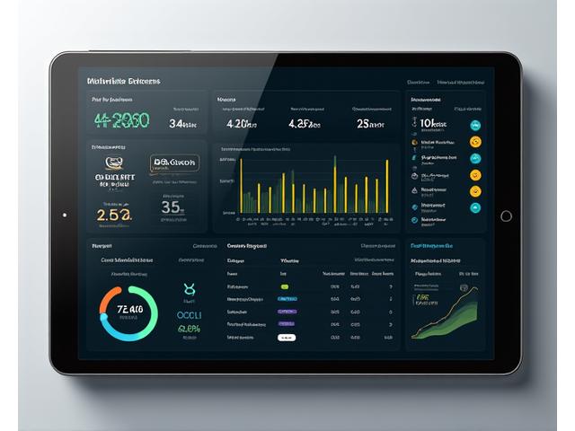 Dashboard digitale che mostra biomarker della salute come livelli di energia, qualità del sonno, e attività fisica con grafici di tendenza