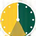 Icona di un orologio e calendario, simbolo di 'Office Hours' virtuali.