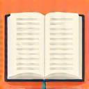 Icona di un diario digitale o di un'app per il journaling, con un'interfaccia pulita e simboli che rappresentano l'espressione delle emozioni e il tracciamento dell'umore.