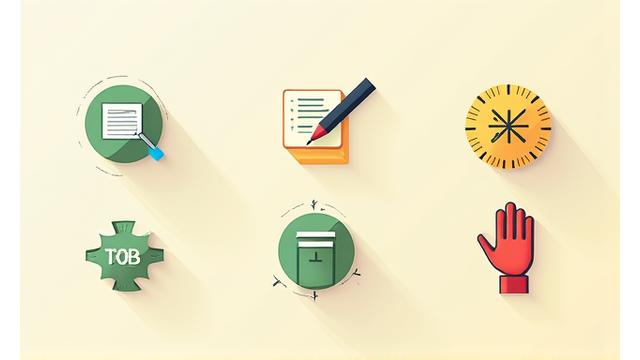 Batteria di icone colorate che rappresentano i diritti GDPR, come un lucchetto, un documento, una freccia e un cestino