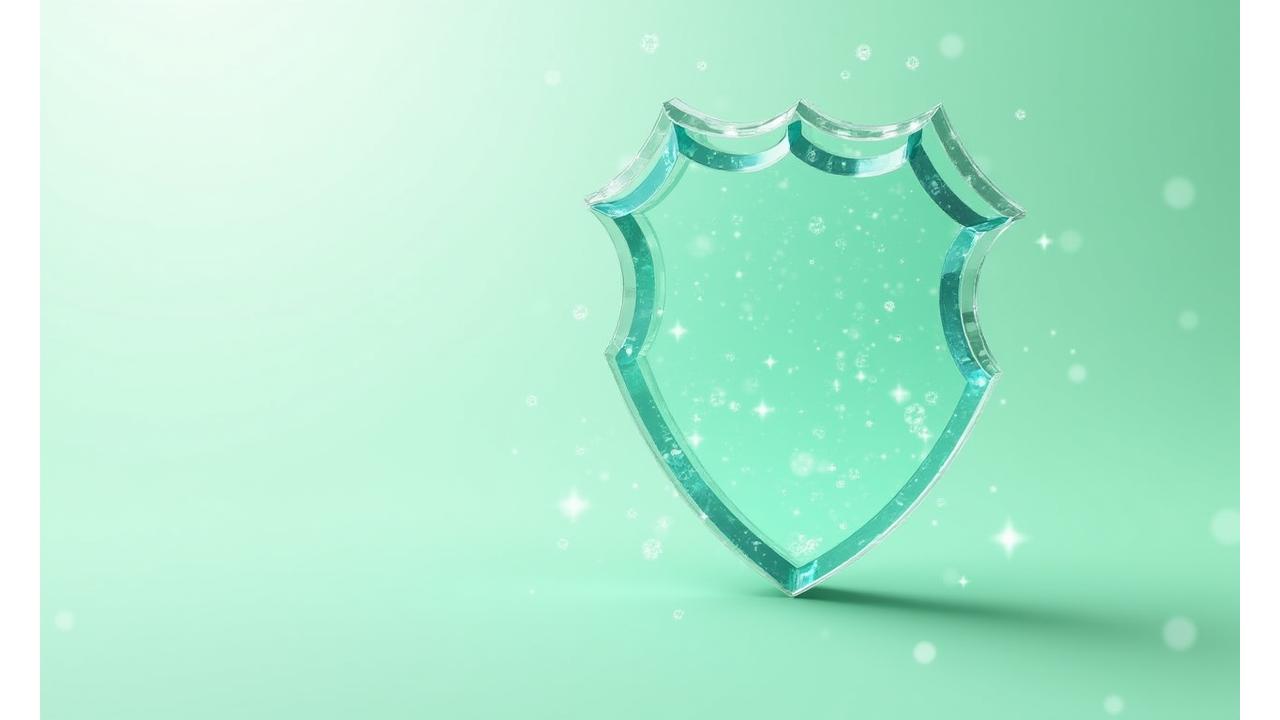 Concetto astratto di trasparenza legale, come strati di vetro trasparente che si sovrappongono in modo ordinato.